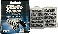Vista 3 de Gillette Sensor Excel - 10 Count (Pack of 3)