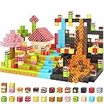 110PCS Magnetic Blocks - Build Mine Magnet World Magic Teleport Pipes Set, Building STEM Sensory Toddler Toys for 3+ Year Old Boys & Girls, Compatible with All Magworld 1 Magnetic Blocks Kids Toys