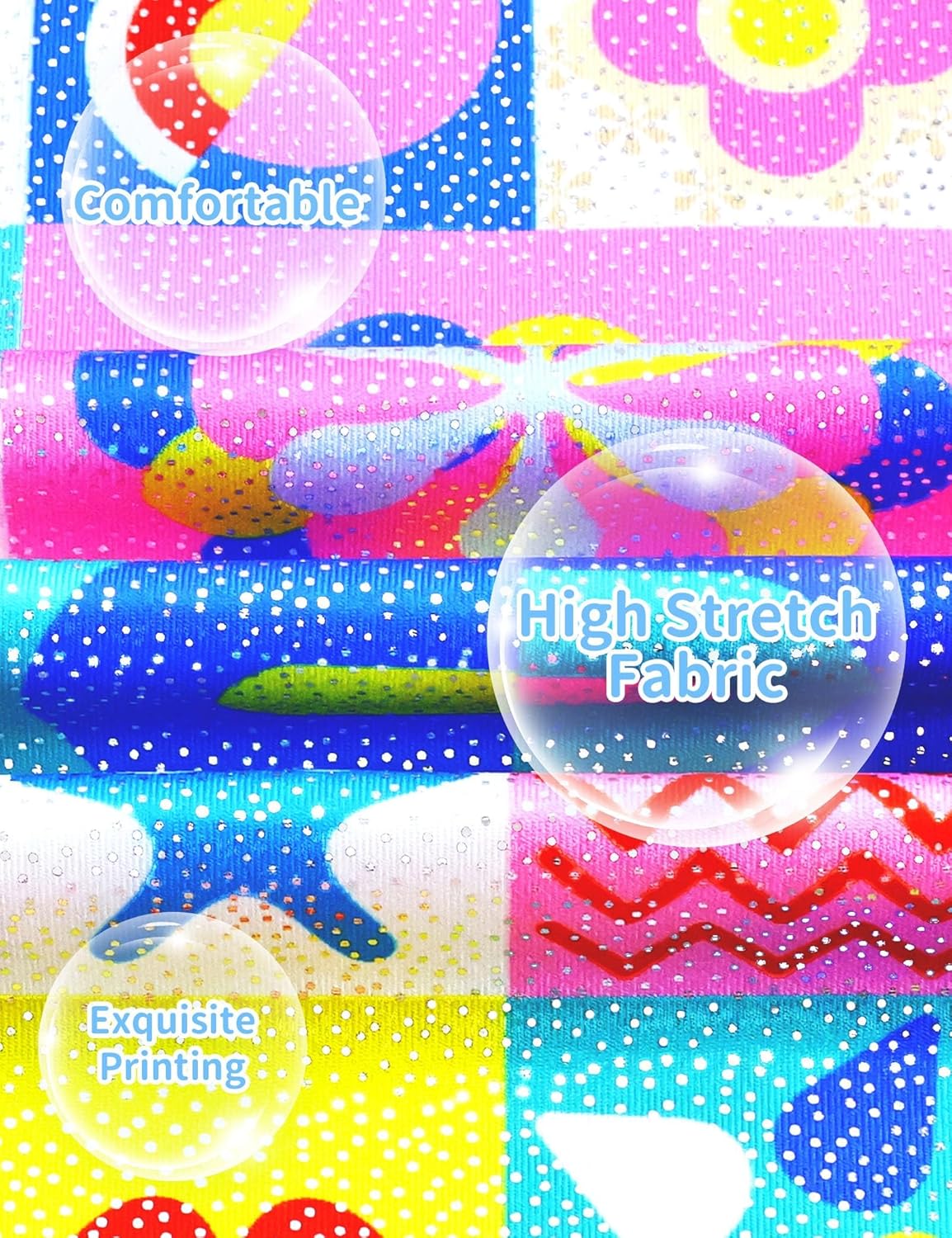 Gymnastics Leotards for Girls Shiny Tumbling Bodysuits Gym Tank Leos Sleeveless Dance Biketards - Image 6