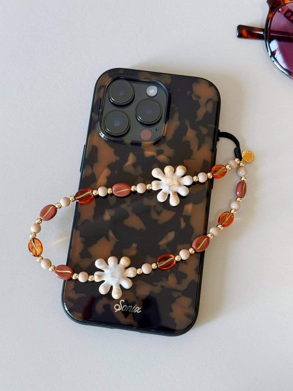 Drawwind Phone Charm Strap Cute Wrist Straps Cell Phone Charm String Y2K Aesthetic Lanyard Wristlet Chain for Case Camera AirPods Bags Keychains (Coffee Lover) image 2