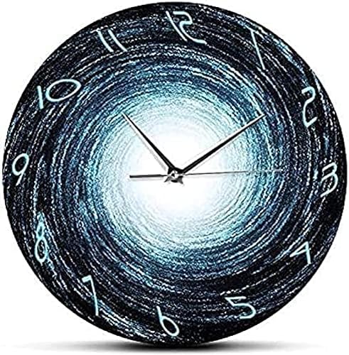 Miniatura 1 de Wall Clock Modern Wall Clock Colorful Nebula Universe Star Acrylic Wall Clock Milky Way Outer Space Print Art Wall Watch Timepiece Reloj Pared