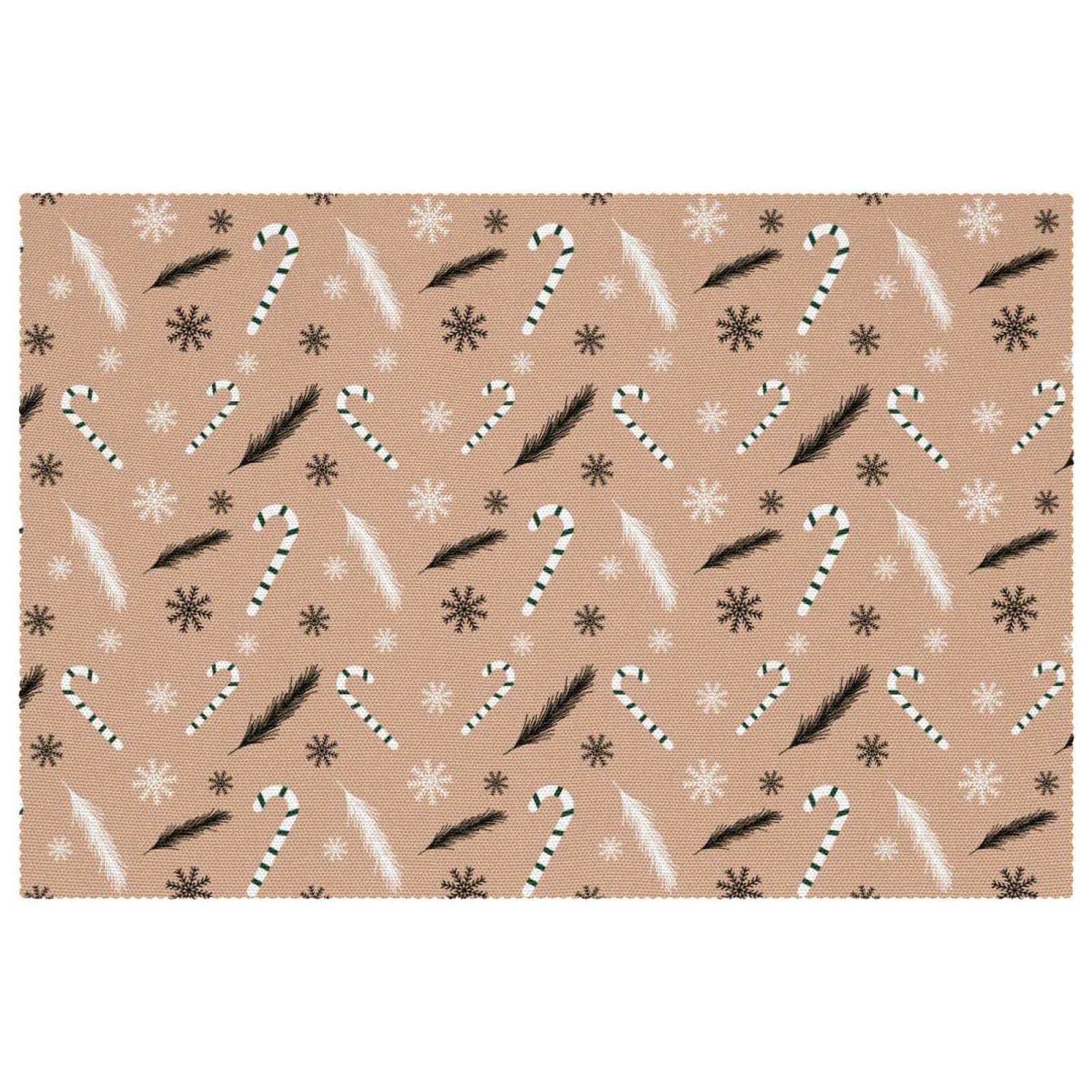 Sets de table flocon de neige lavables protège-table anti-chaleur pour repas de famille
