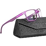 ANYLUV Blue Light Blocking Glasses Men Computer Gaming Glasses Lightweight Al-Mg Metal Anti Eyestrain Eye Protection