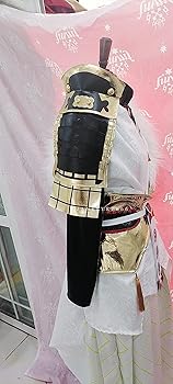 小狐丸　極　コスプレ衣装　女性Mサイズ 送料無料】とうらぶ風 からし色着物×グラデ袴 装備品付き 小