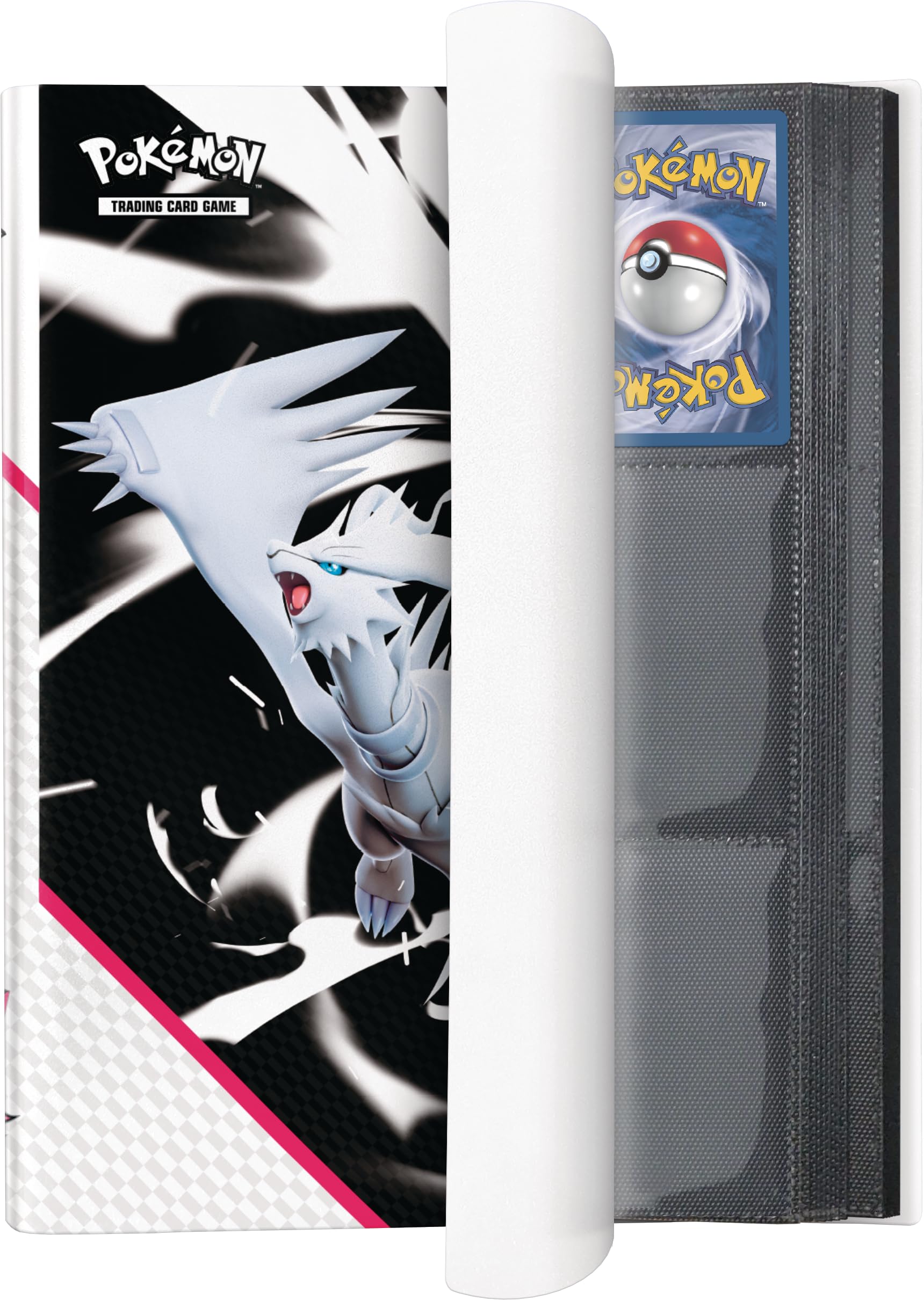 Pokémon: Album kolekcjonerski szkarłatny i fioletowy - biały płomień JCC Pokémon (Album Reshiram i 5 kopert ulepszeń)