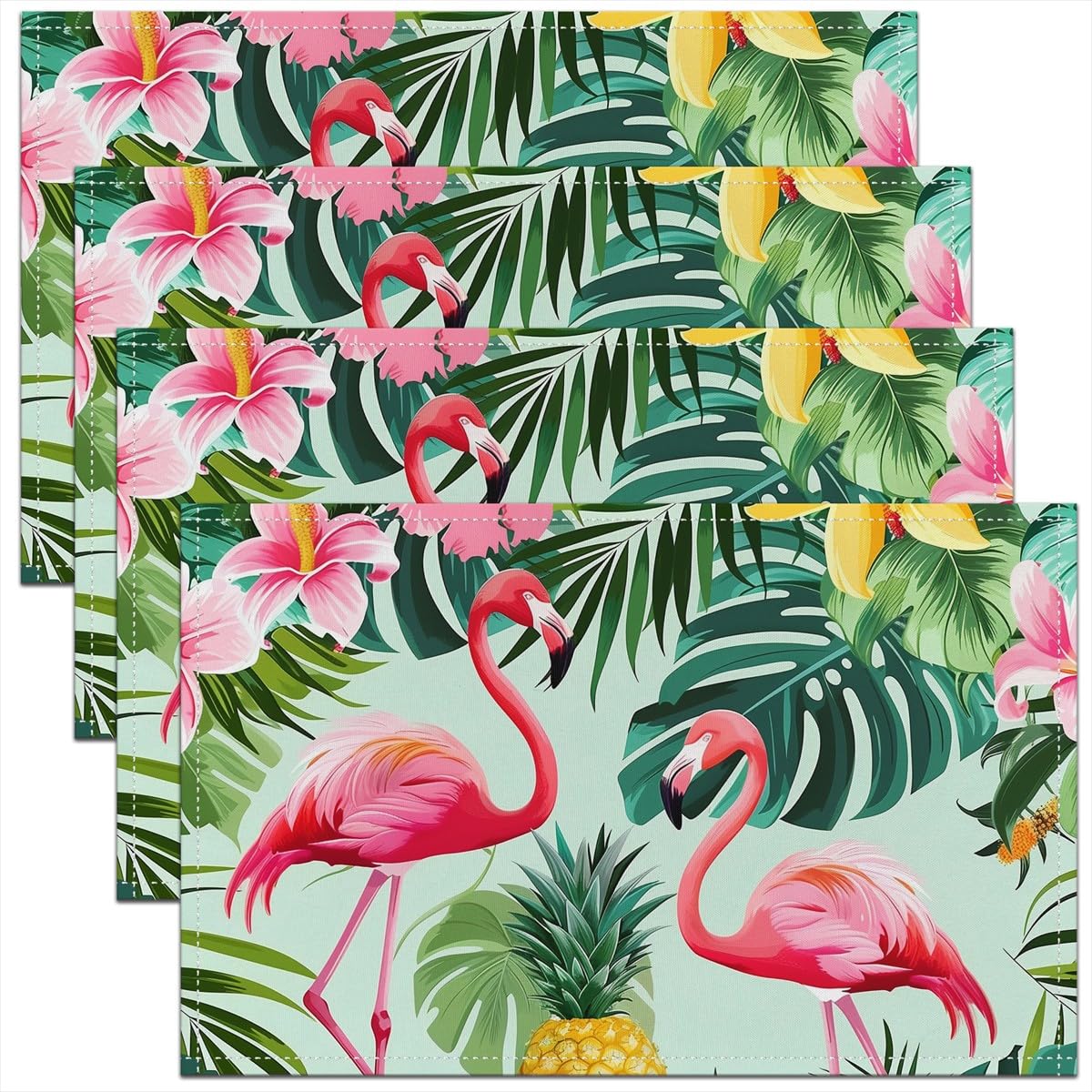 Set de table motif ananas et fruits : idée cadeau déco pour chambre et cuisine