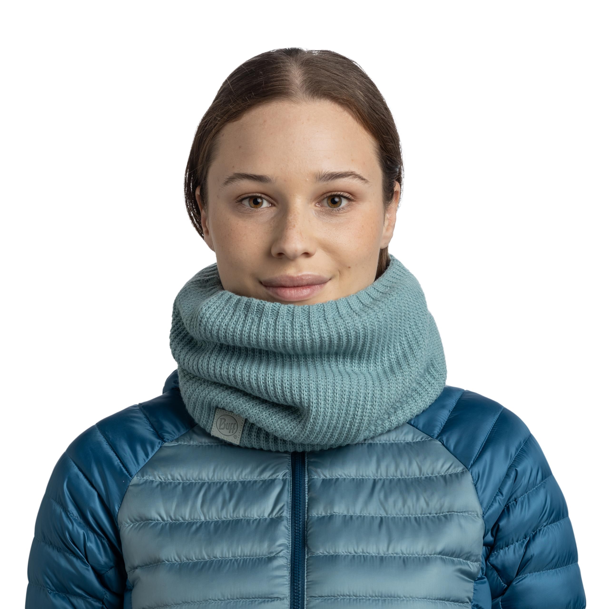 Buff Braga de Cuello Knitted & Fleece Hombre Mujer Adulto, Frio Extremo, Practico, Versatil, Moda, Aislamiento Termico, Comodo, Talla Única
