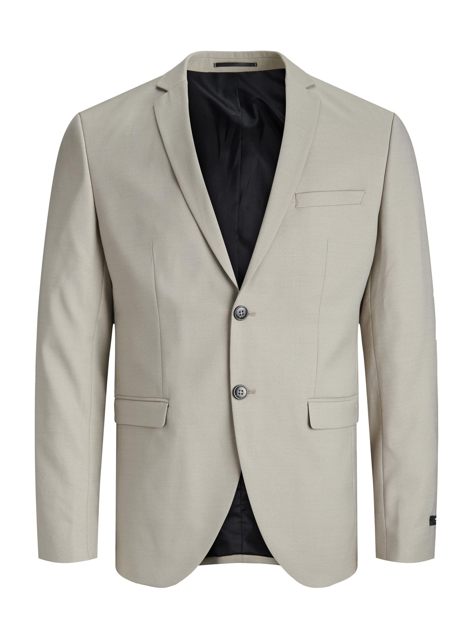 JACK & JONES Męska kurtka Jprsolaris Blazer Noos, Niebieski (ciemny granatowy, granatowy, 48