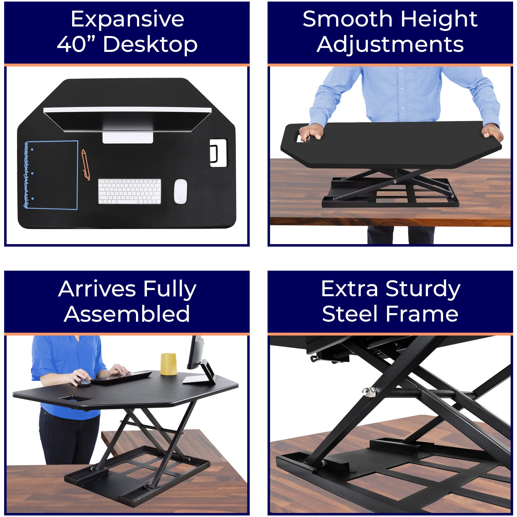 Stand Steady XElite Pro Premier Corner Standing Desk Converter