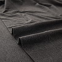 Vista 4 de PURE ERA Sábana Encimera Plana de Punto Jersey Solamente 100% Algodón Jaspeado Tipo Camiseta Súper Suave Cómoda Transpirable