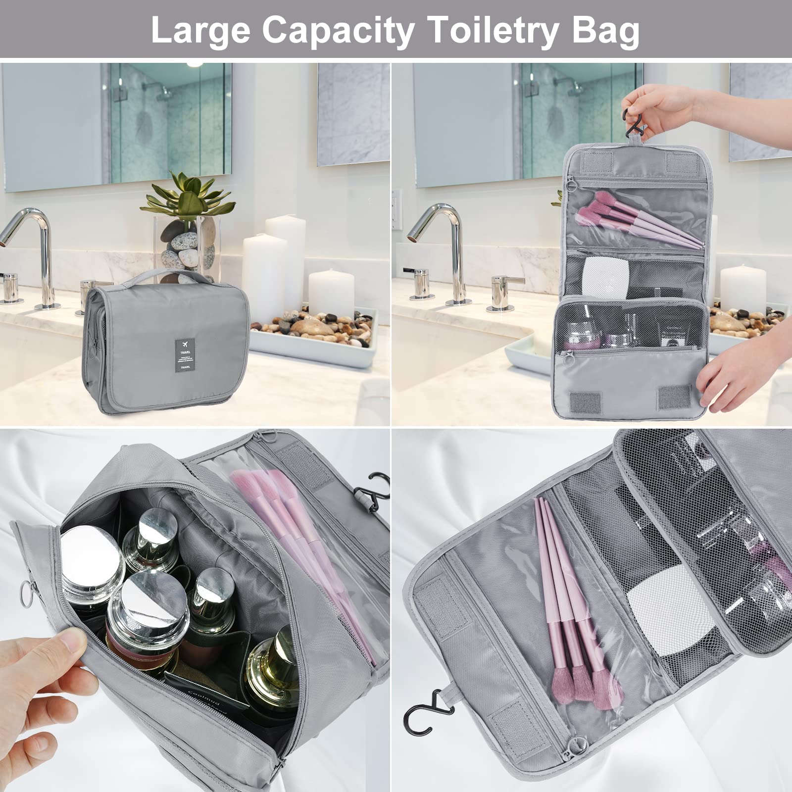 Set De 9 Sacs De Rangement Voyage - Packing Cubes TAMOWA - Organisation Valise - Beige