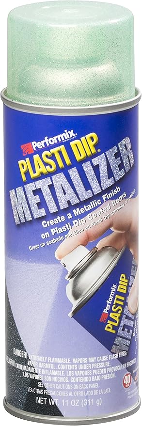 Performix 11243 Green Metalizer Top Coat, 11 oz (for Plasti Dip)