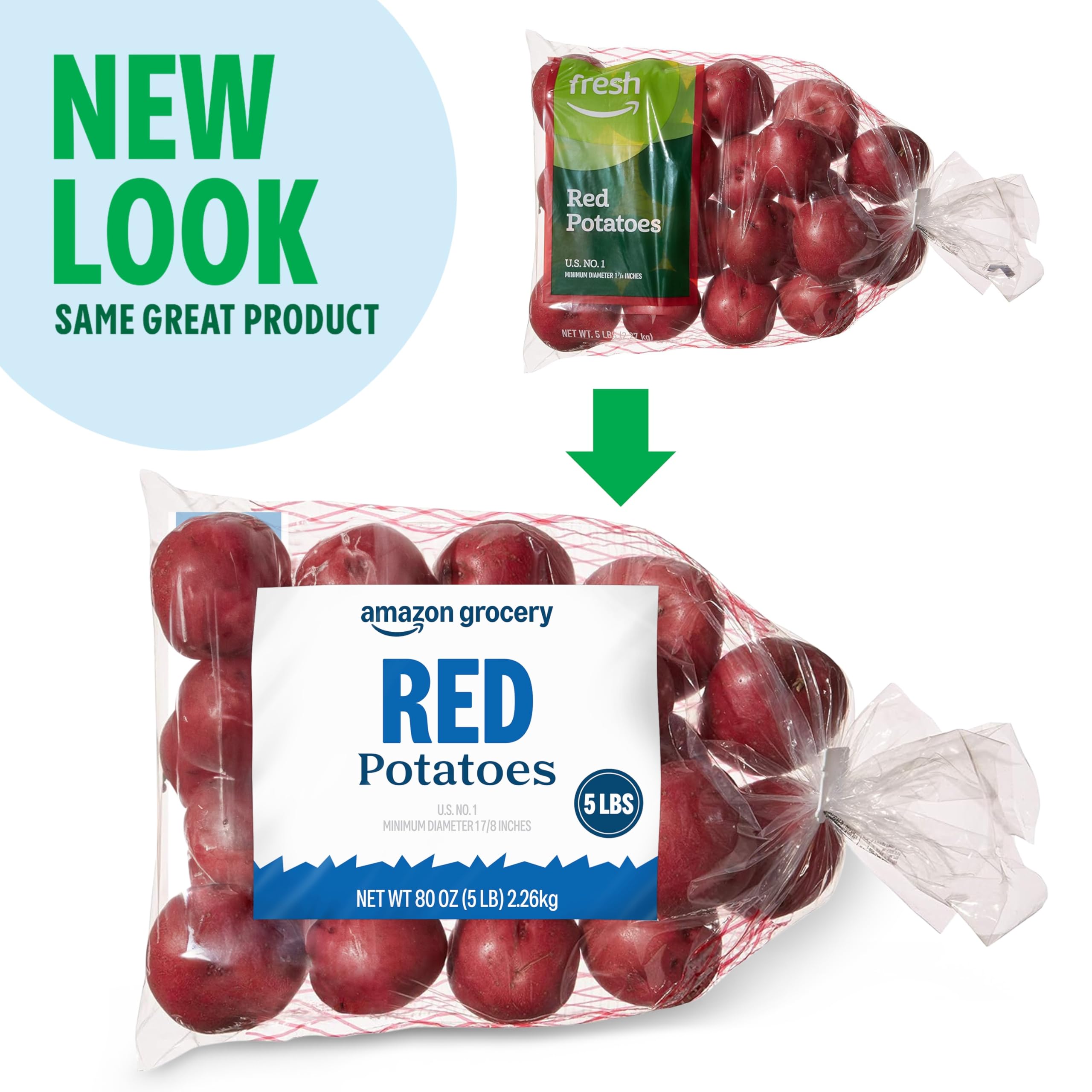Amazon Fresh Brand Red Potatoes 5 Lb — view 2
