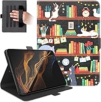 Vista 13 de Dteck Funda para tablet Galaxy Tab S8 Plus 2022/S7 FE 2021/S7 Plus 2020 de 12.4 pulgadas, piel sintética, con soporte para S Pen para Samsung Galaxy
