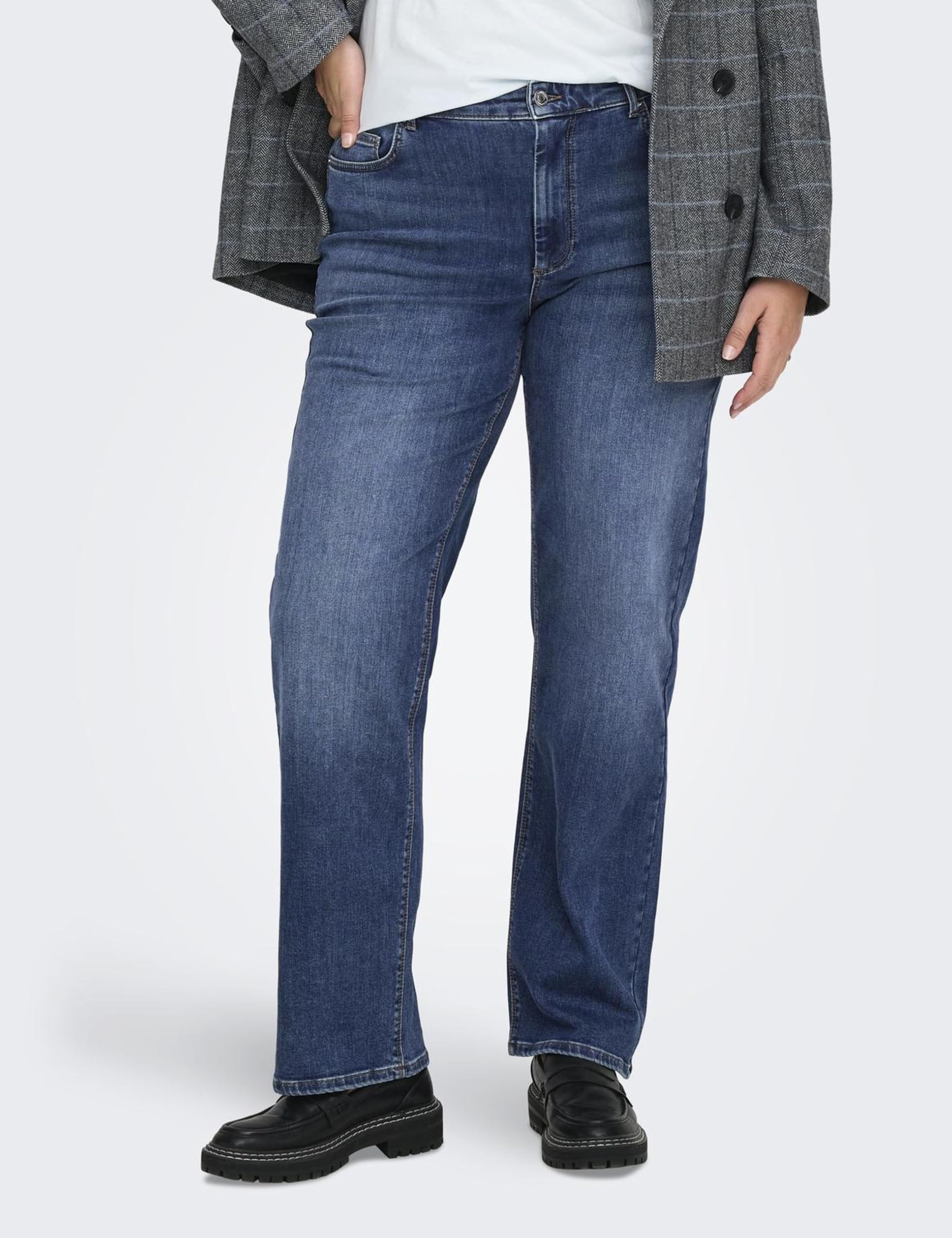 ONLY Carmakoma Damen Carwilly Hw Straight DNM Tai021 Noos Carwilly Hw Straight DNM Tai021 Noos