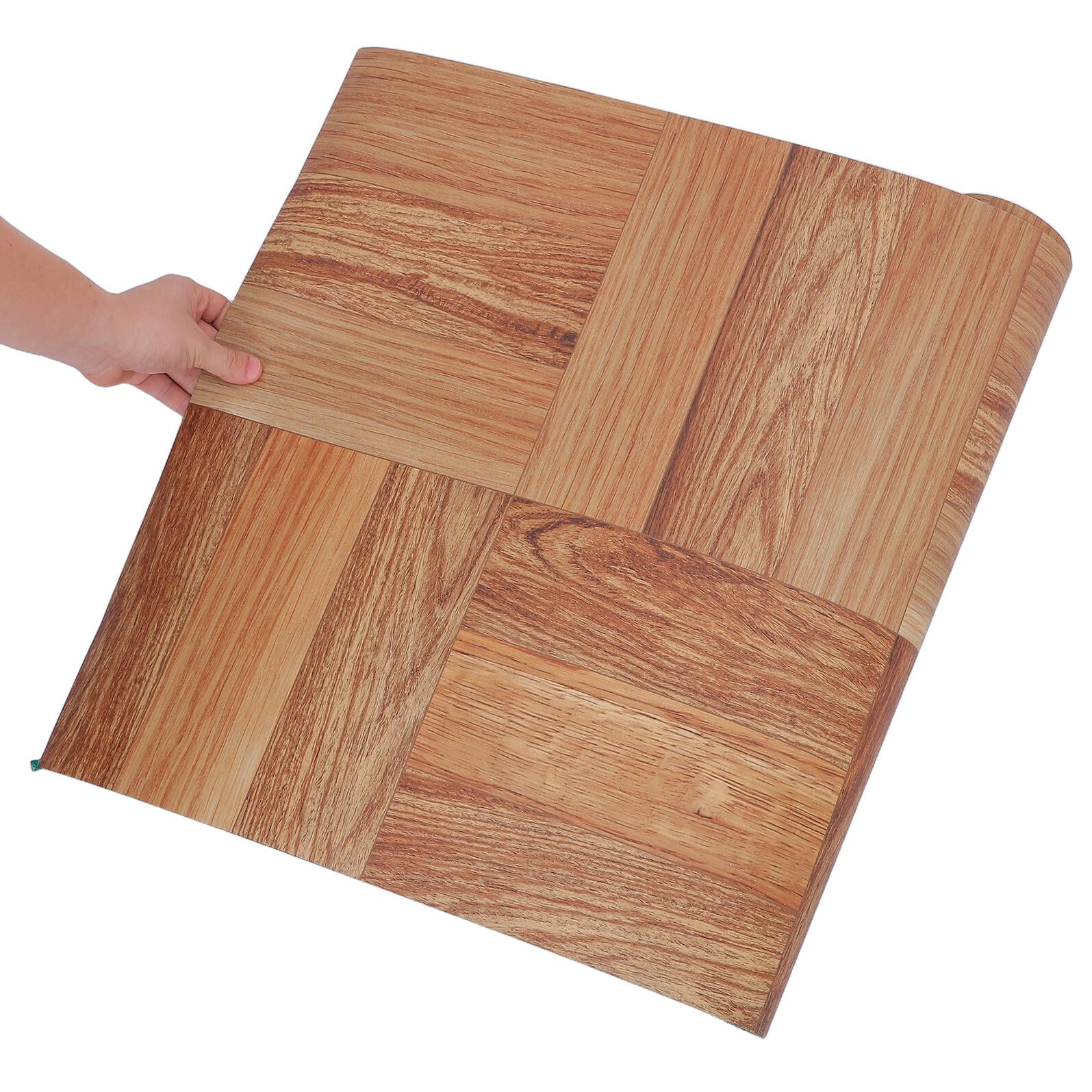 Gadpiparty Piastrelle Adesive in Pvc Effetto Legno Realistico Autoadesive Impermeabili per Cucina e Soggiorno Pavimento Vinile Moderno