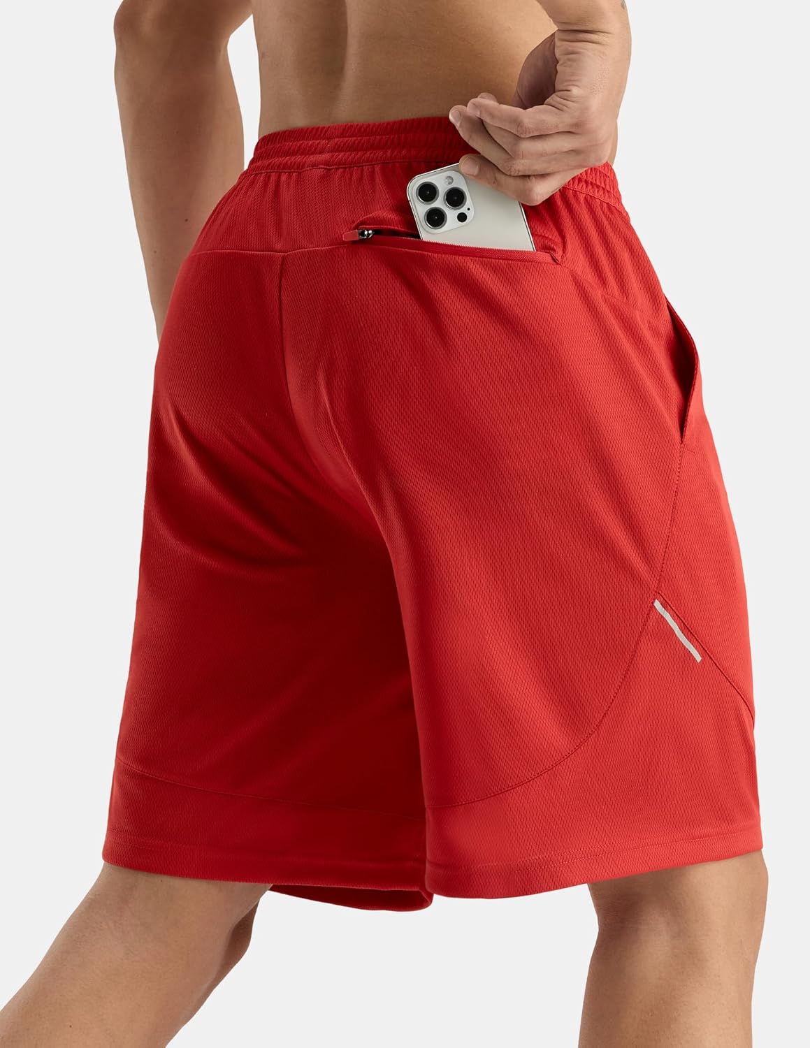 MIER Mens Athletic Shorts 9" Mesh Basketball Gym Quick Dry Shorts with Pockets for Active Running Workout, Lightweight - Image 2