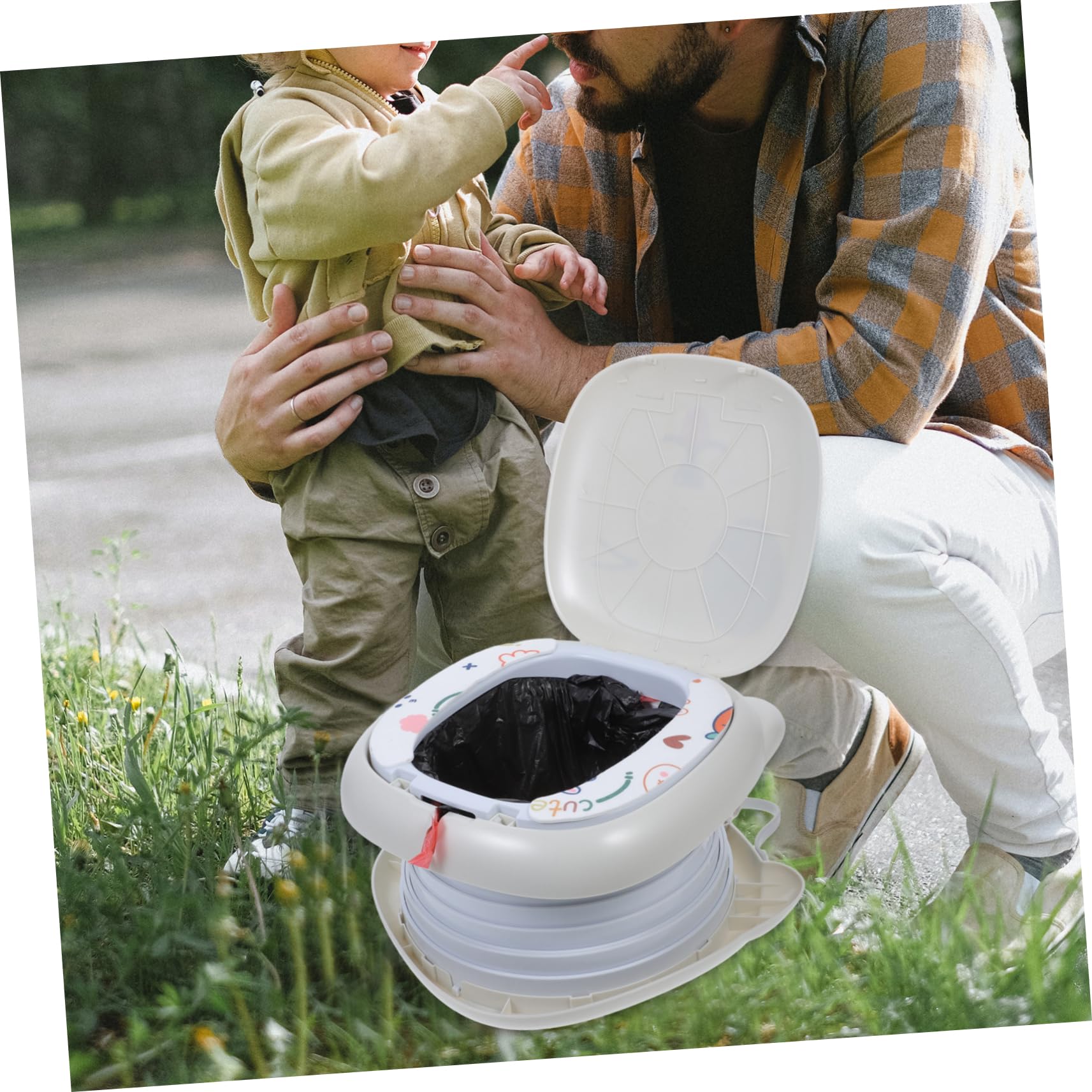 Faltbares Töpfchen für Kinder 1 Satz, Tragbar und Leicht, 70kg