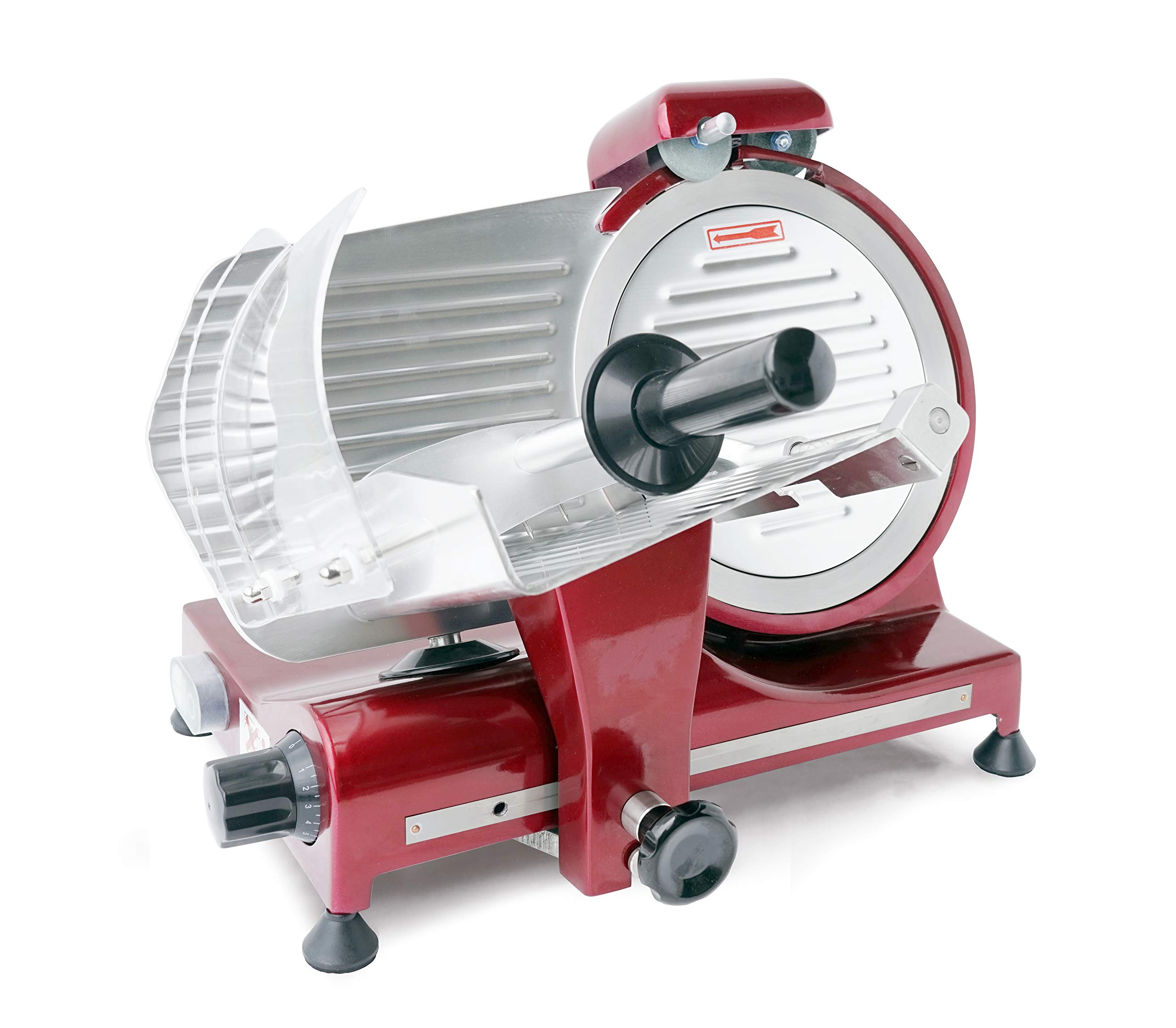 HENDI Affettatrice Profi Line 250 edizione rossa, 485x420x(H)395 mm, 230V, 320W
