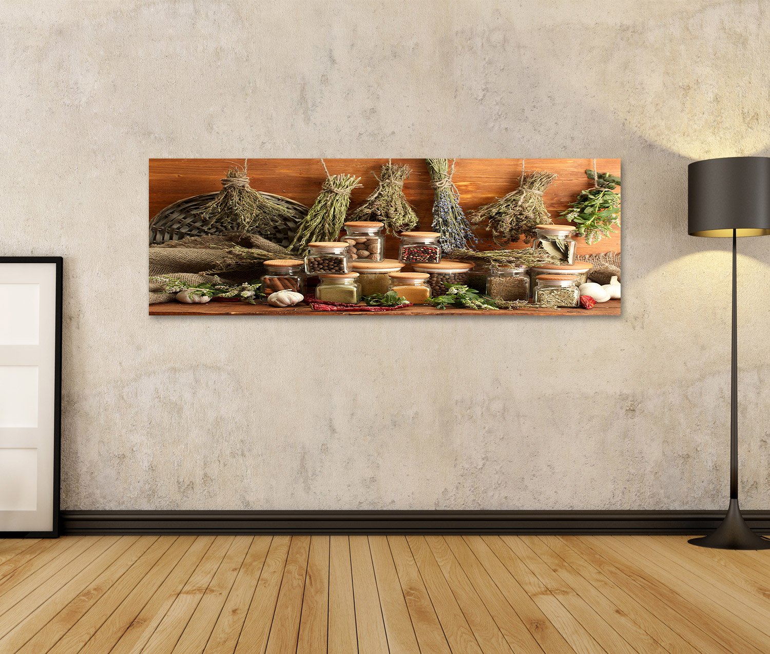 Quadro Su Tela Decorativo Erbe E Spezie | Islandburner 100x57cm, Stampa Naturale Per Pareti