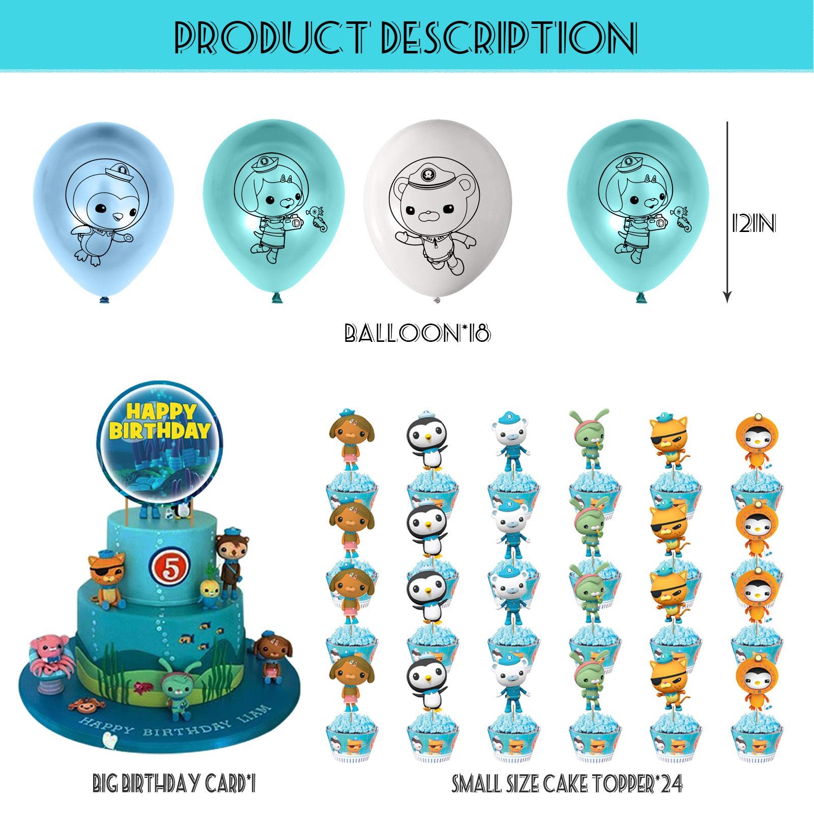 The Octonauts Party Decoraions,Birthday Party For The Octonauts