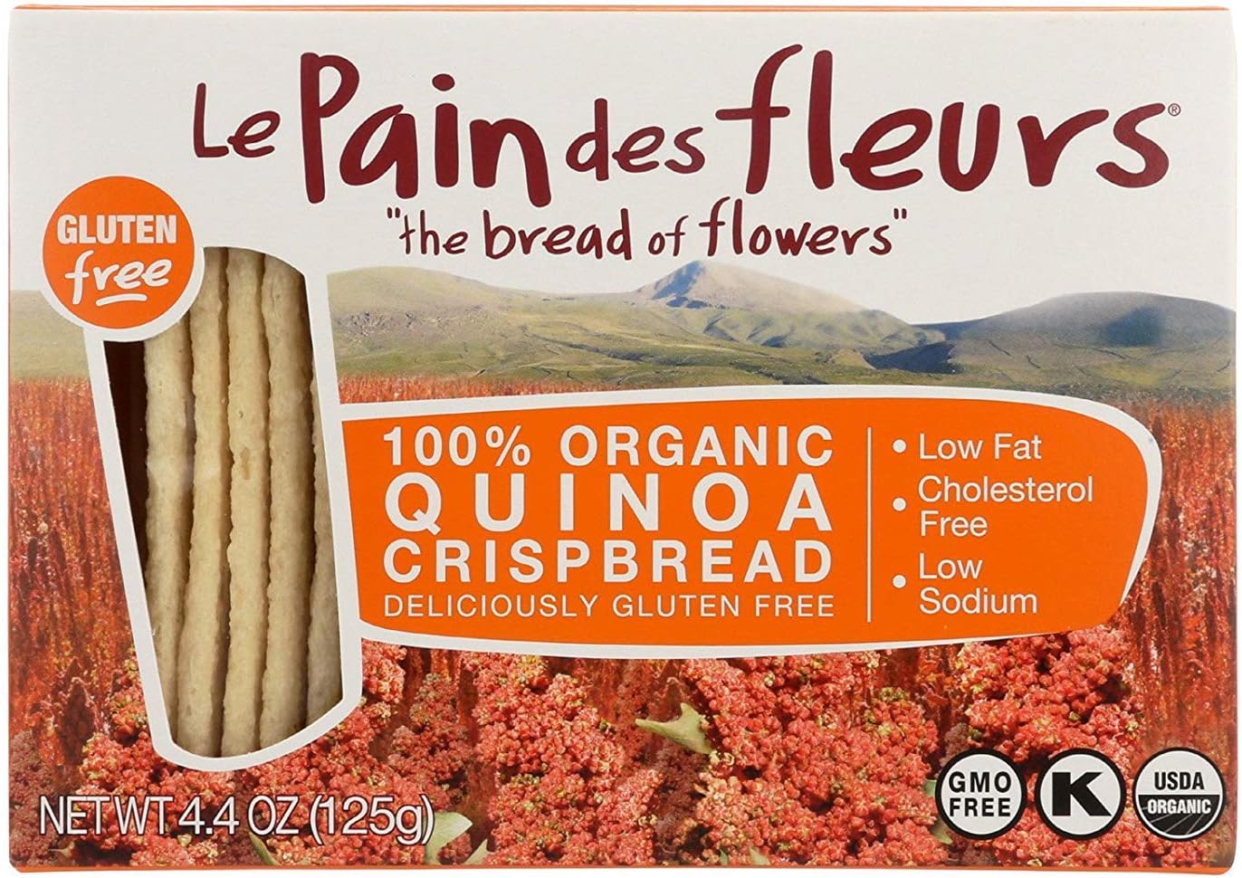 Le Pain Des Fleurs, Pack of 6, 4.4oz (Quinoa)