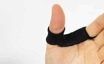 Amazon | 三味線 指掛 みます 中サイズ 黒 | 三味線アクセサリ