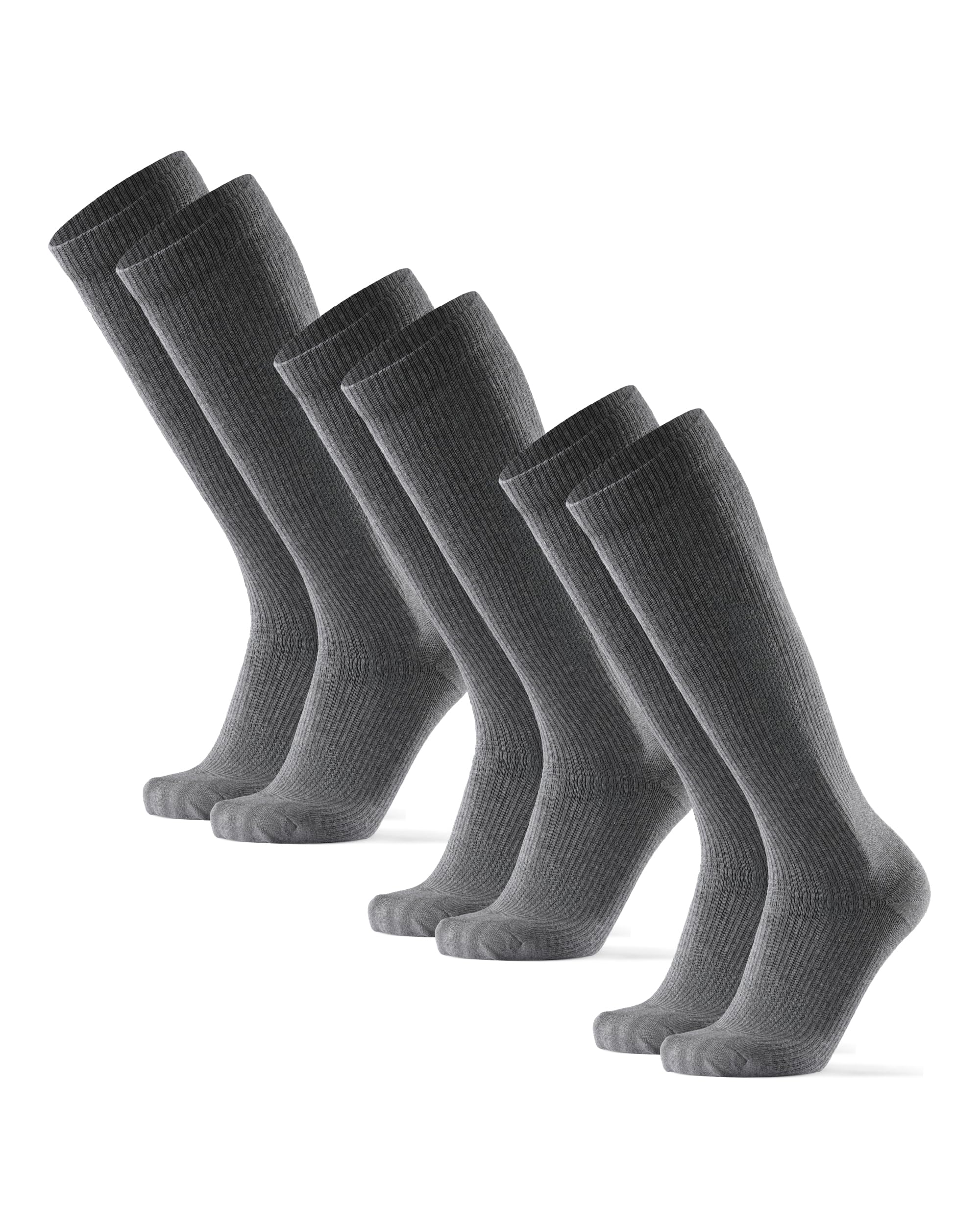 DANISH ENDURANCE Calcetines de Compresión Algodón Orgánico, Mujer y Hombre, Deporte, Recuperación, 1 o 3 Pack