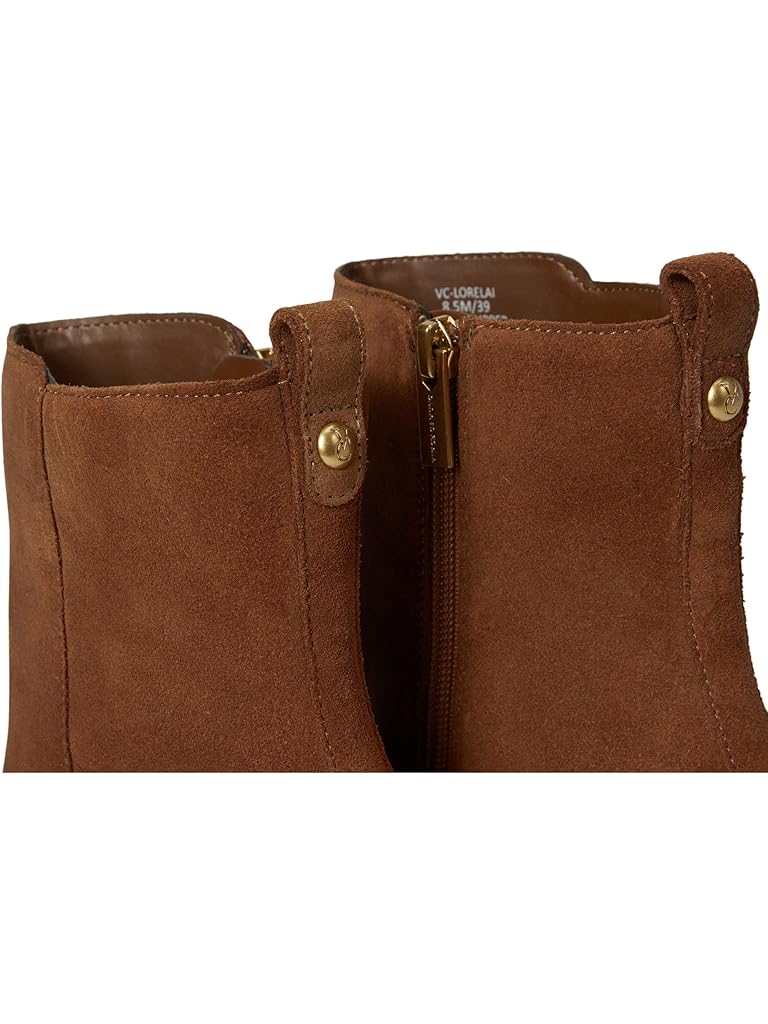 Brown Vince Camuto Lorelai Block Heel Bootie