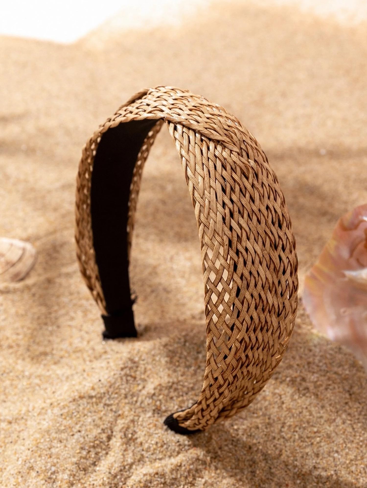 Amazon.com : Tobeffect Straw Headbands for Women, 2 Packs  display picture 3