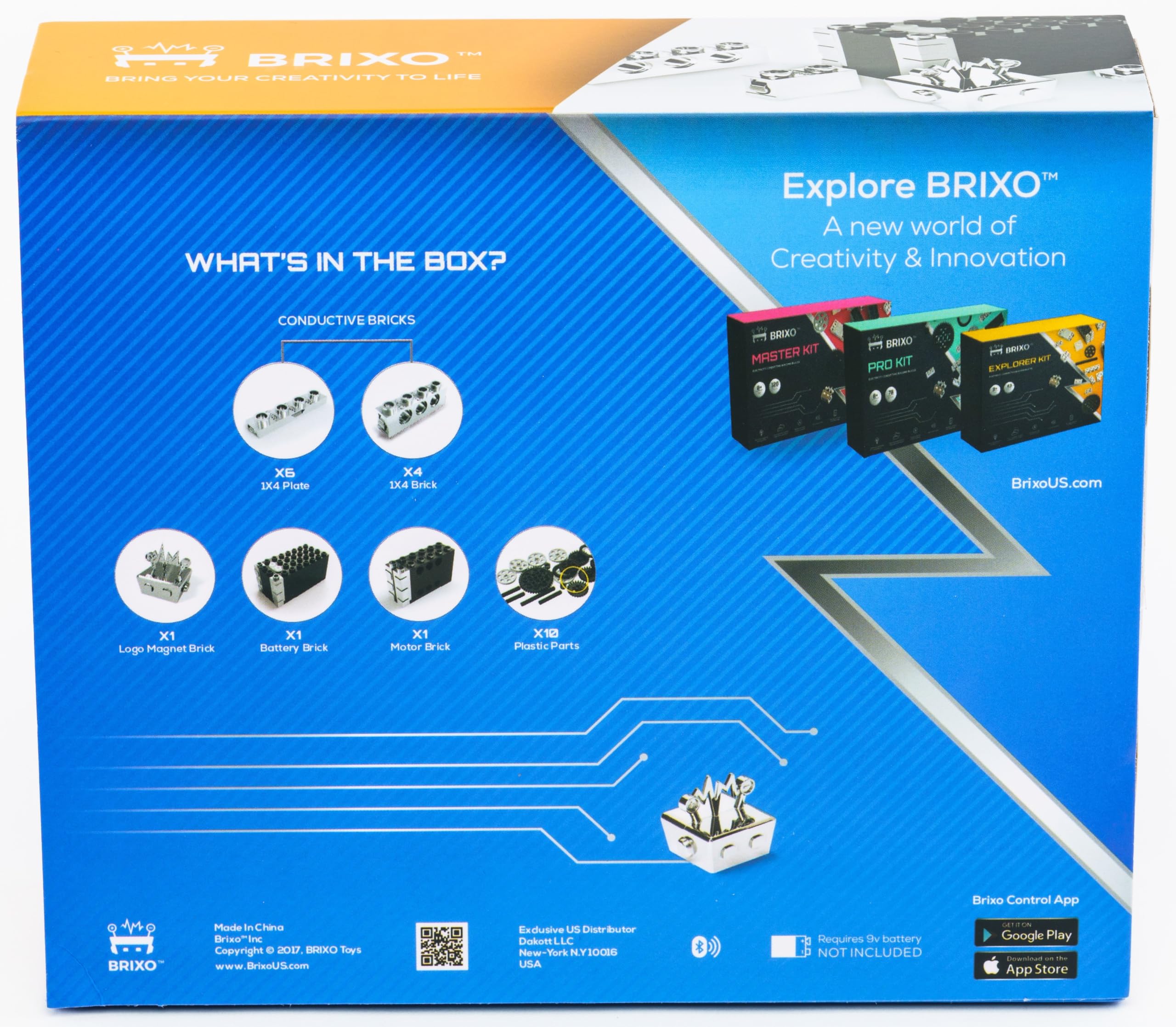 Amazon.co.jp: Dakott Brixo 導電性クロムメッキビルディングブリック