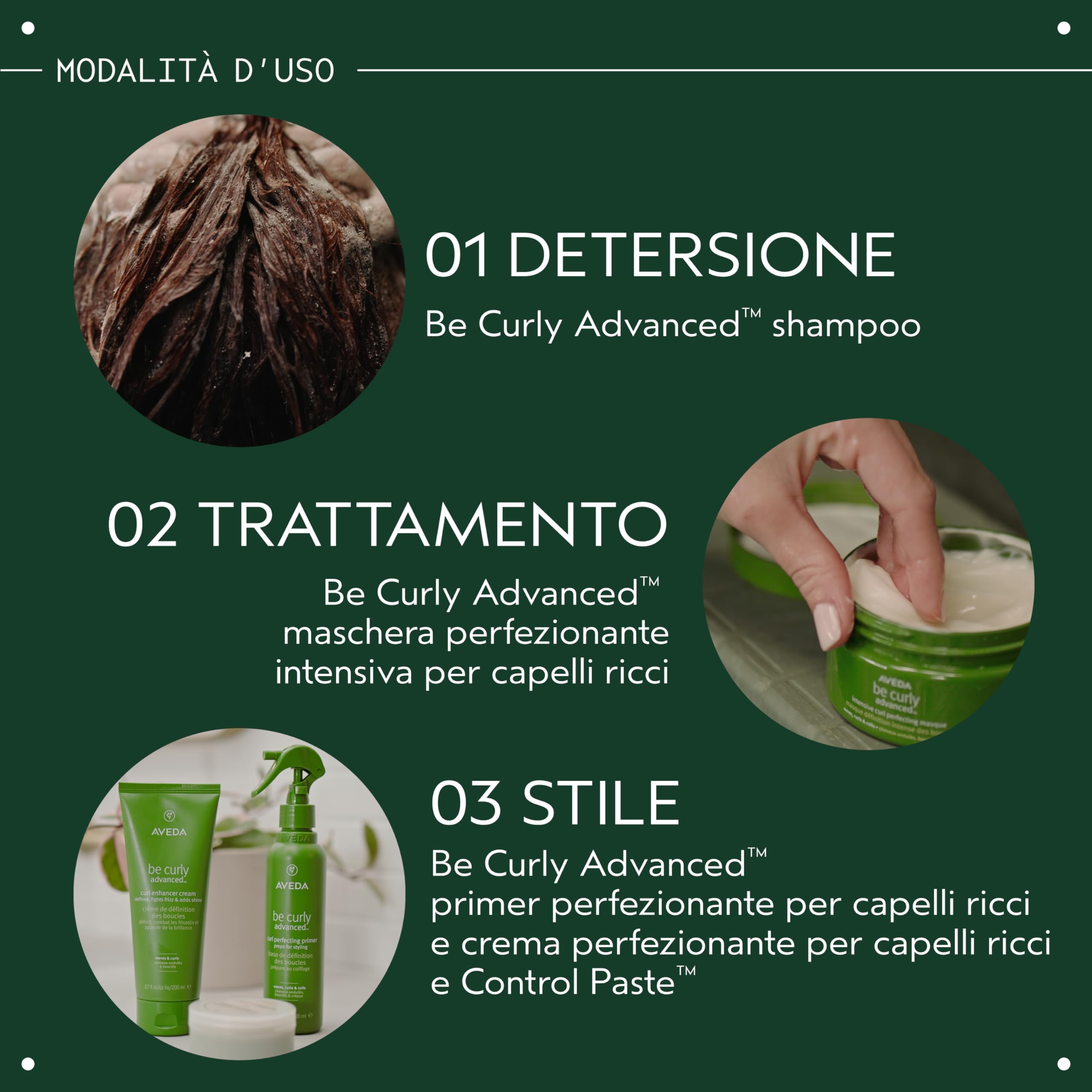 Aveda Be Curly Advanced Crema Ravviva Ricci - Crema per la Definizione di Capelli Ricci e Mossi - Riduce il Crespo dona Lucentezza - Senza Siliconi (200 ml)