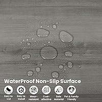 Vista 3 de Azulejos autoadhesivos y resistentes al agua, para traslado de baño, cocina, sala de estar, dormitorio (36 x 6 pulgadas)