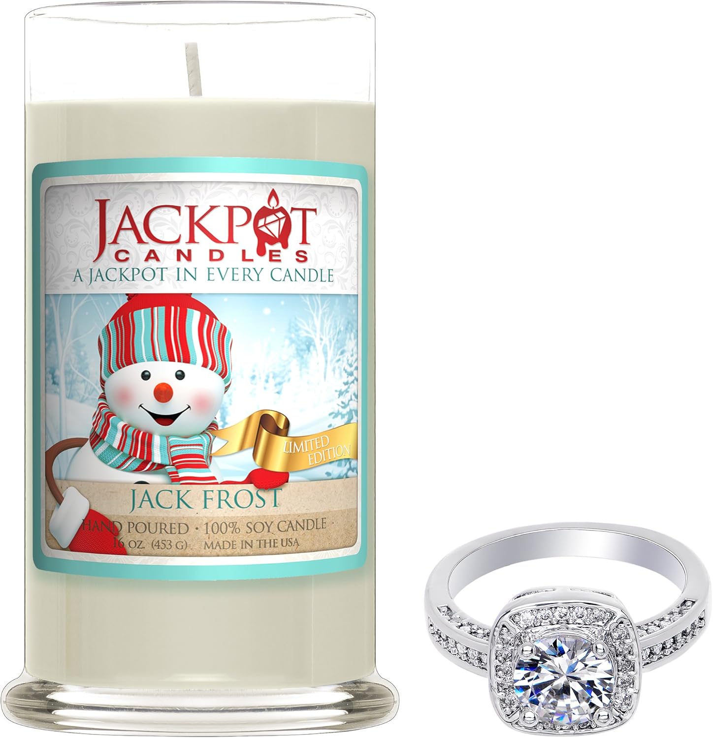 Diamond Candles Scented Candle With A Ring Hidden Inside Jack