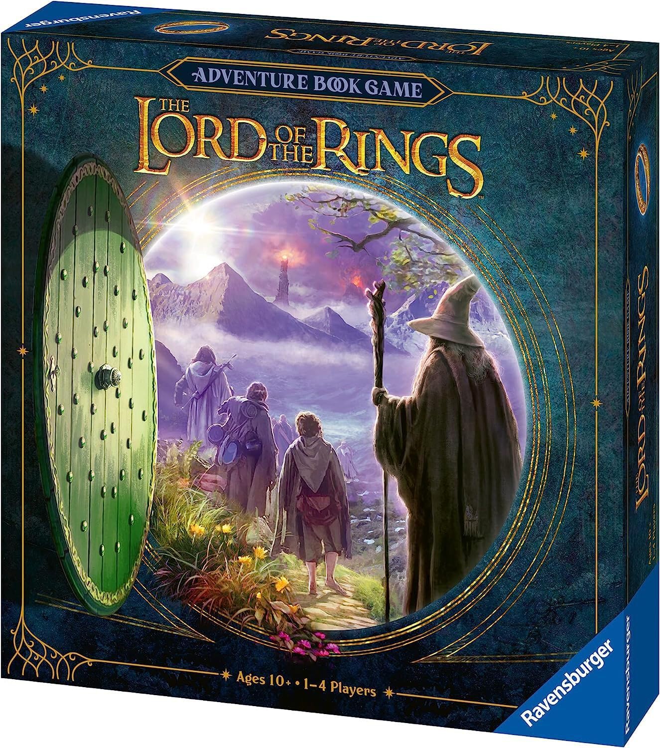 Ravensburger Lord of the Rings Adventure Book - wciągająca rodzinna gra planszowa dla dzieci i dorosłych w wieku 10 lat i starszych od 1 do 4 graczy
