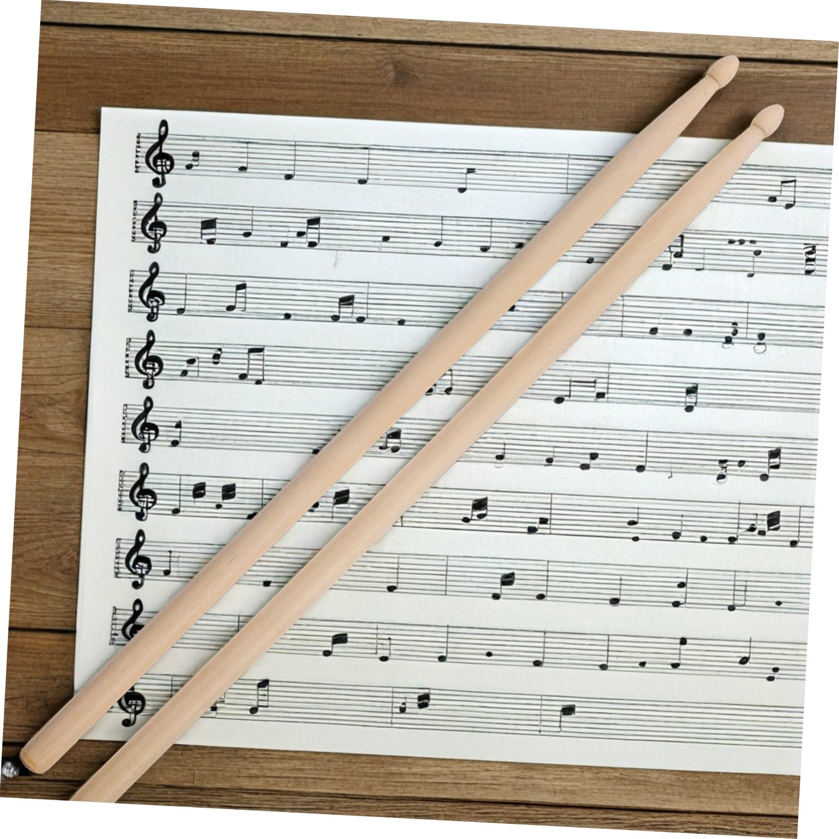 FRCOLOR 12paare Holz-drumsticks für Schlagzeug und Percussion Komfortabler Griff Standard-vielseitigkeit für Anfänger und Jugendliche