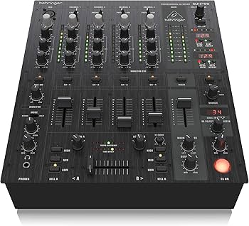 Behringer Pro Mixer DJX750 Professional 5-Channel DJ Mixer with