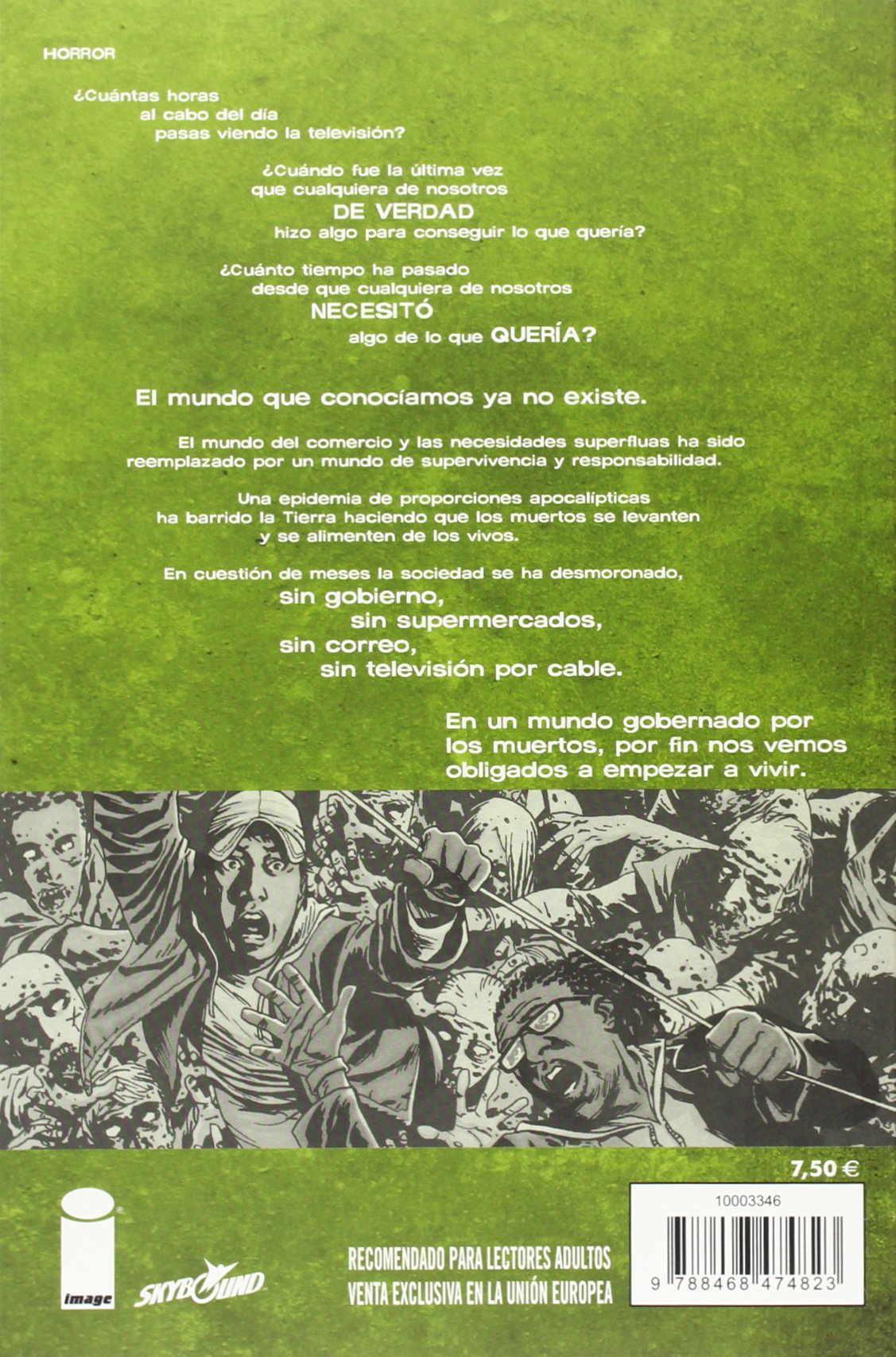 Los muertos vivientes nº 14/32: Sin salida (Los Muertos Vivientes (The Walking Dead Cómic))