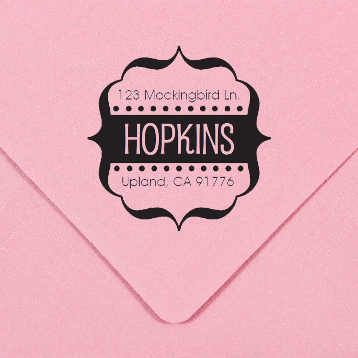 Custom Self Inking Address Stamp - Style 236