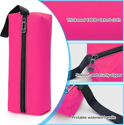 Miniatura 9 de Paquete de 9 bolsas de herramientas pequeñas impermeables, versátiles bolsas de herramientas con cremallera de mano, bolsa de herramientas