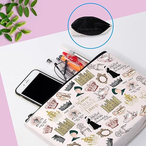 Miniatura 6 de Regalo inspirado en el programa de televisión V. Crawley Cita inspirada en el regalo del programa de televisión, mercancía con cremallera, bolsa de