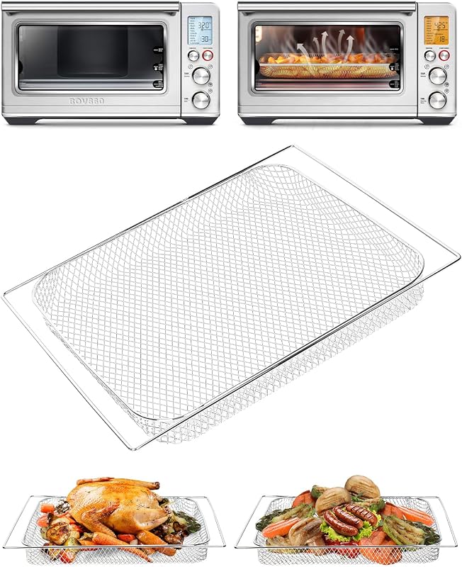 Smart Oven Air Fryer Mesh Basket 1-Piece Compatible with Breville BOV860BSS | Convection Oven Accessory, Stainless Steel Baking Tray Original Replacement Assist with Countertop Oven 11 Cooking Functions