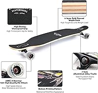 Vista 4 de Longborads completos de 42 pulgadas con caída a través de la cubierta cóncava de crucero profesional Longboards