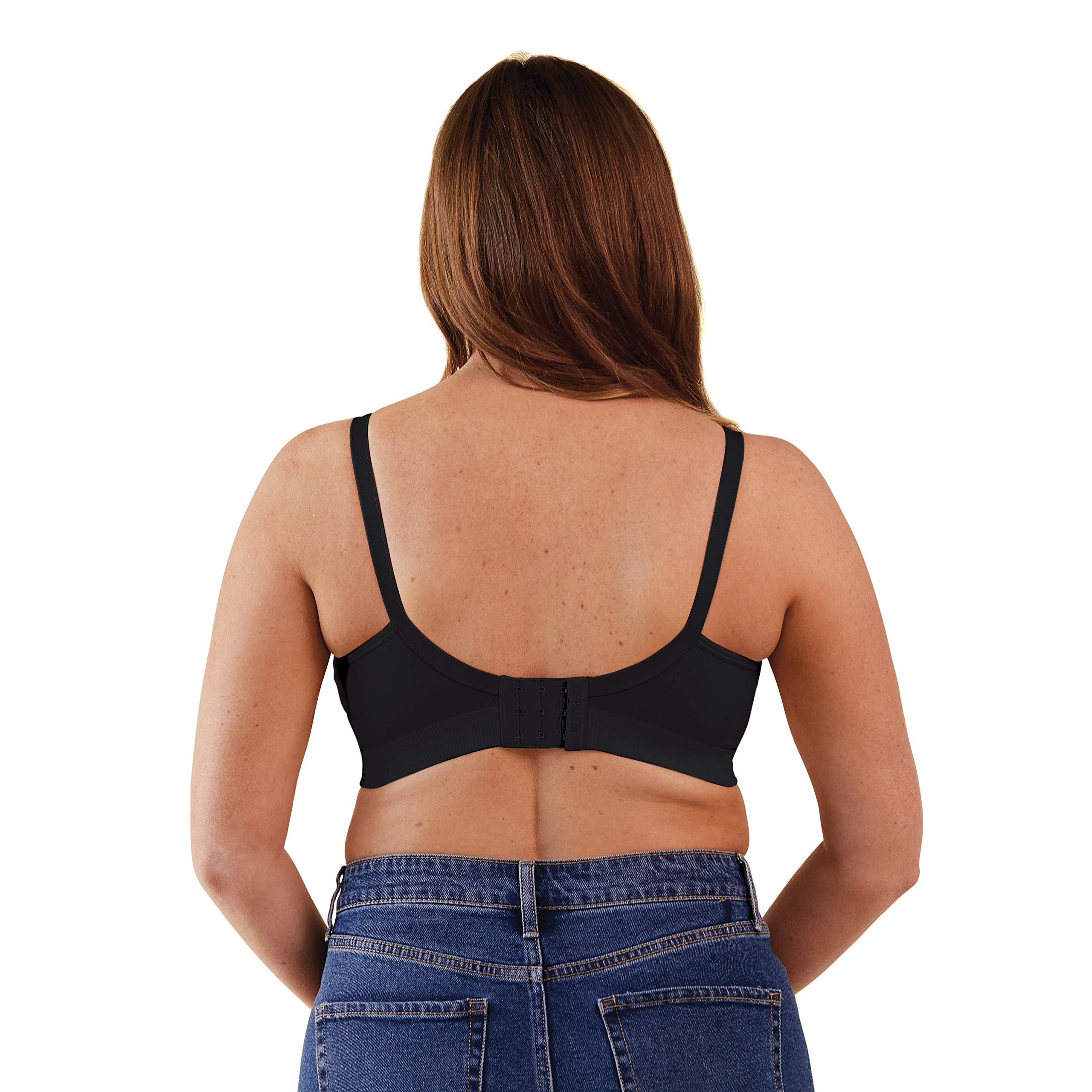 BRAVADO! DESIGNS Reggiseno premaman e allattamento senza fili senza cuciture in seta per il corpo | B, C, D, DD/E, DDD/F Cup