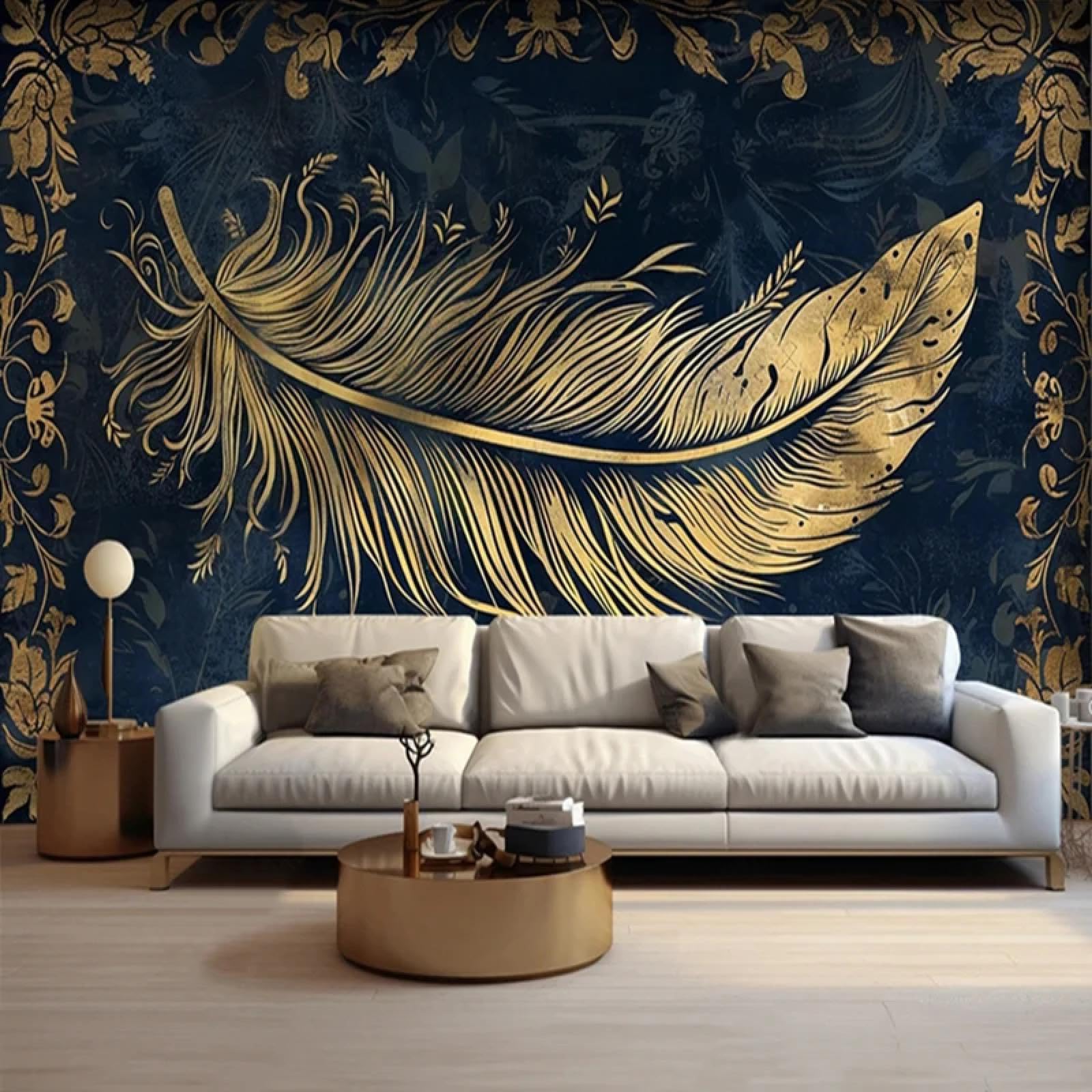 Papier peint autocollant 3D abstrait PVC décoration murale salon et chambre coucher