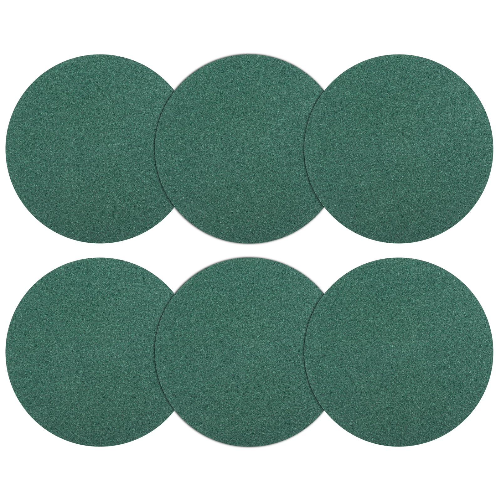 DTGN 125 mm 150 Grit Hook and Loop Sanding Disc - 50 Pcs - Good for Wood Metal Stone Walls - Zirconia Abrasive Hook and Loop Sandpaper Orbital Sander Pads, Green