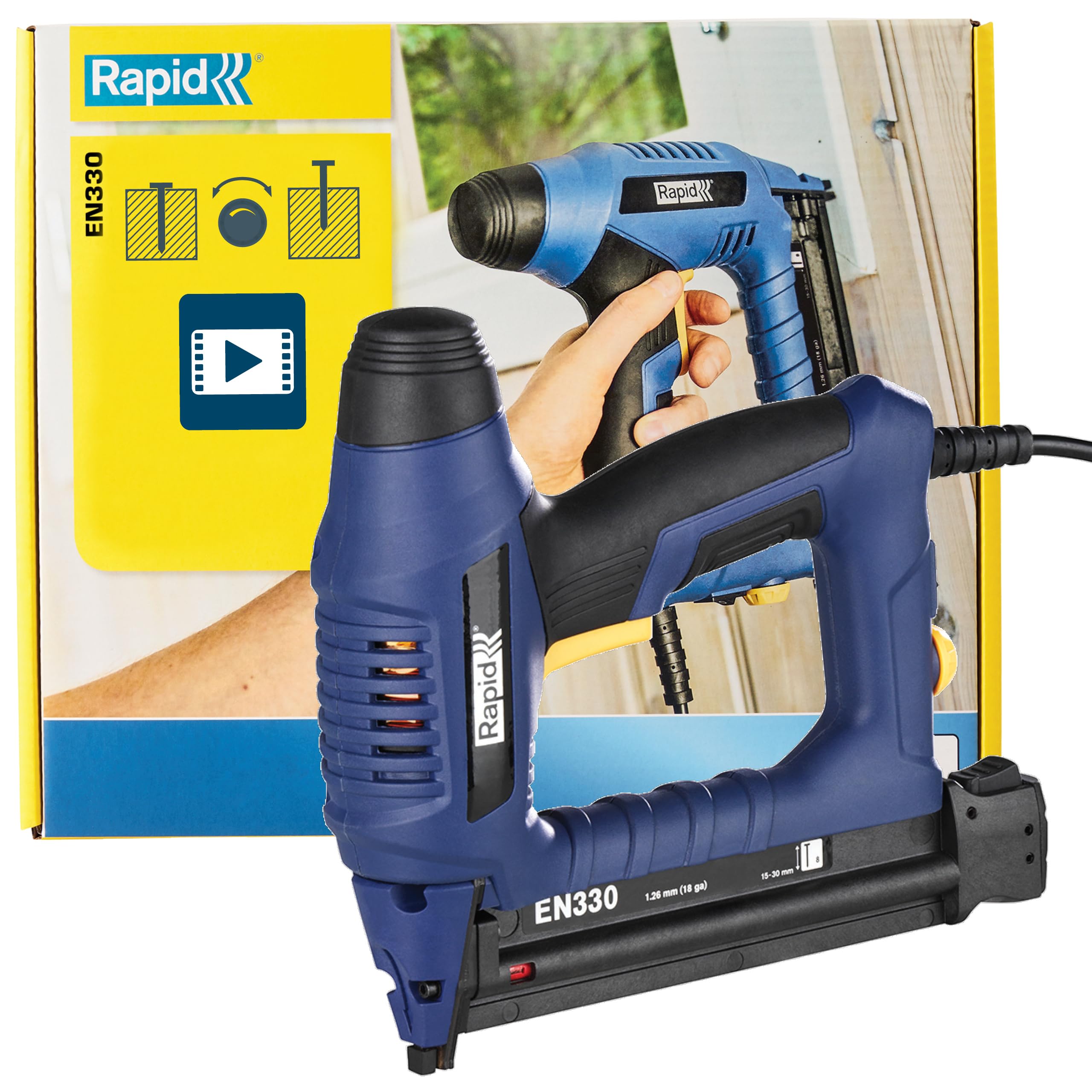 Rapid EN330, cloueuse électrique, 1,3 kg, force réglable
