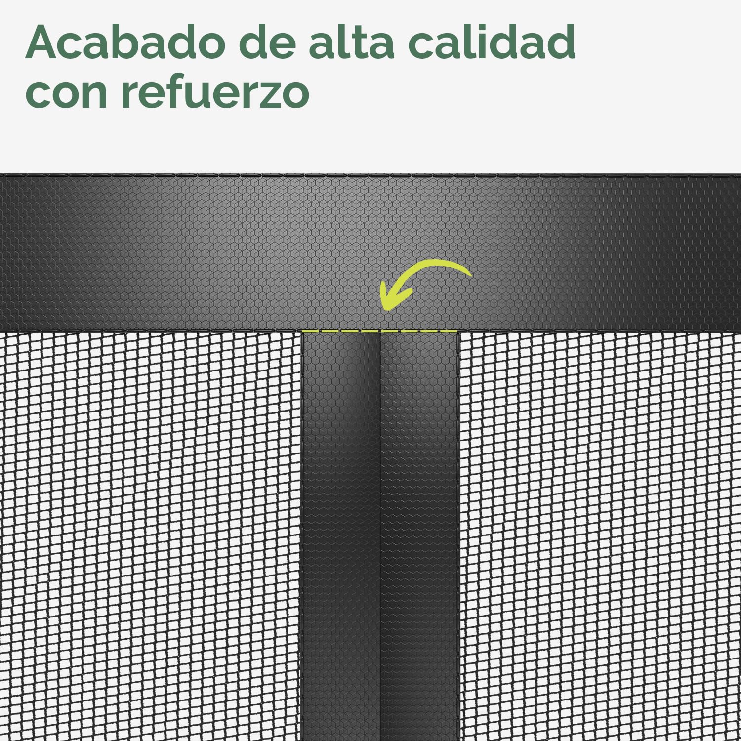 Nematek CortinaCaravana y Puerta en 60x180 cm - Mosquitera Magnética para Caravanas, Autocaravanas y Balcones