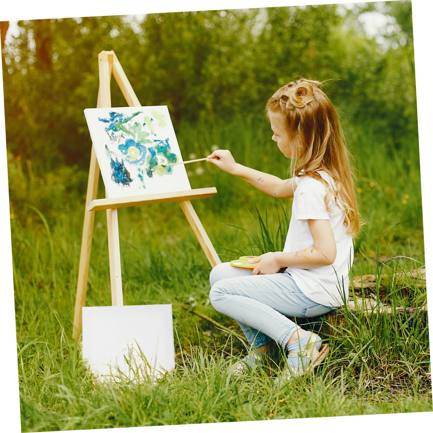 Tavole da Pittura in Cotone Bianco 12 Pezzi per Artista