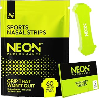 Nasal Strips 60 Count Green | Nose Strips for Breathing